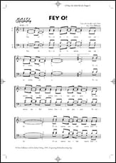 Fey o! SATB choral sheet music cover